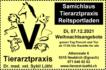Samichlaus Tierarztpraxis 2021